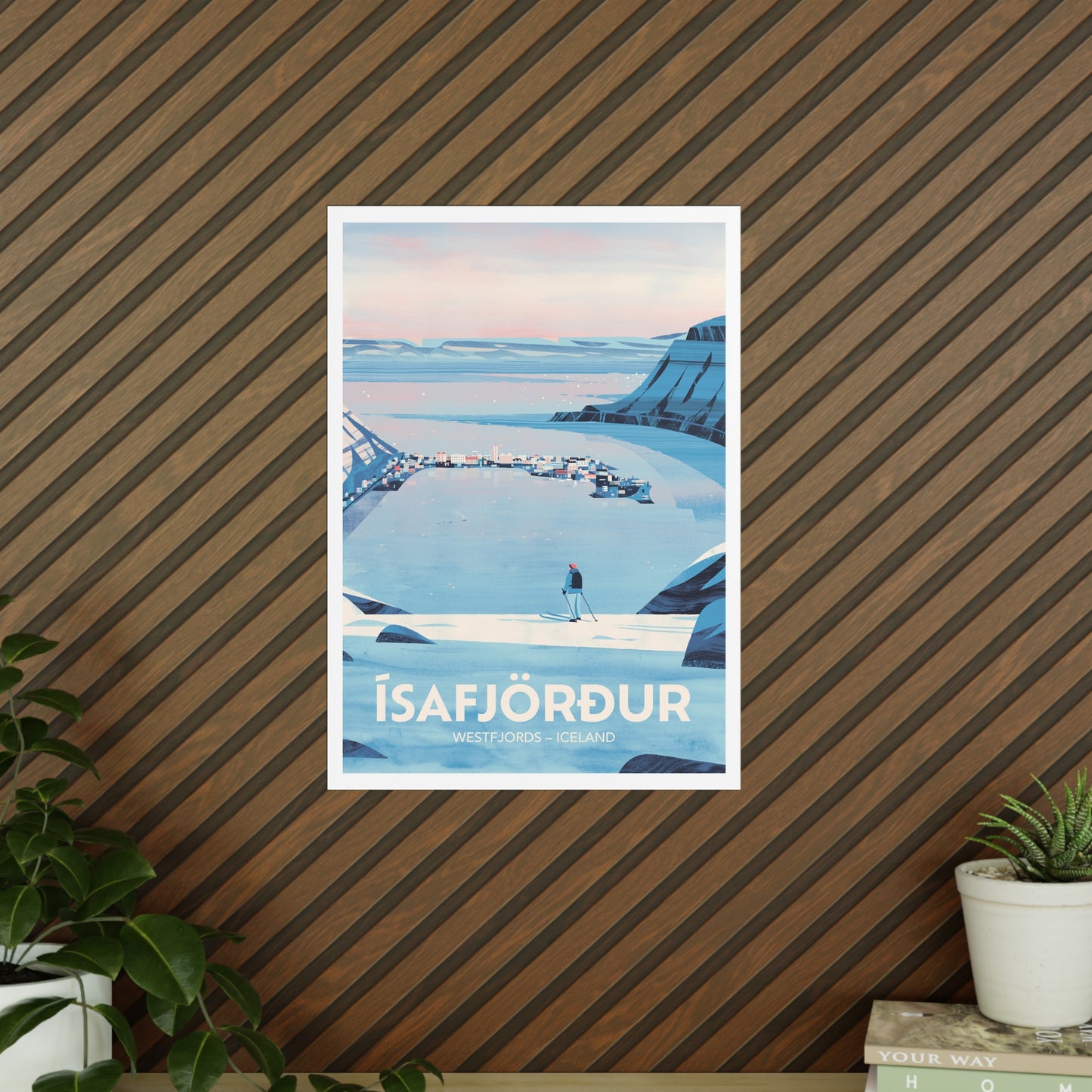 Isafjordur ski poster