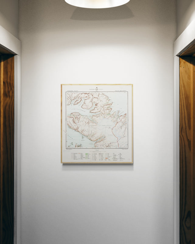 Vintage Westfjords maps