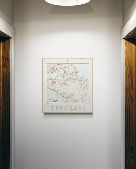 Vintage Westfjords maps