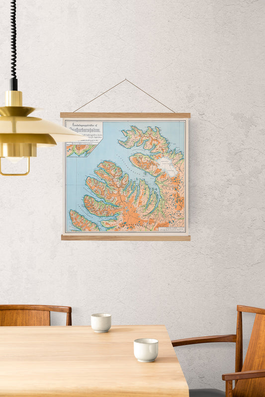 Westfjords map